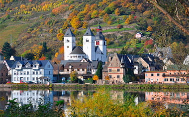 Village of Treis-Karden at the Mosel River near Cochem